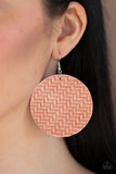 Paparazzi "Plaited Plains" Pink Earrings Paparazzi Jewelry