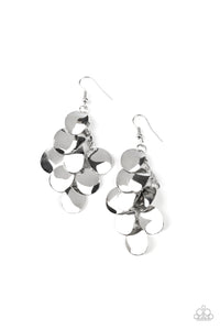 Paparazzi "Resplendent Reflection" Silver Earrings Paparazzi Jewelry