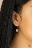 Paparazzi "Modern Day Moonshine" White Necklace & Earring Set Paparazzi Jewelry