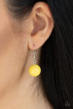 Paparazzi "Prismatic Sheen" Yellow Necklace & Earring Set Paparazzi Jewelry