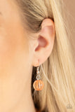 Paparazzi "Bubbly Beauty" Orange Necklace & Earring Set Paparazzi Jewelry