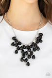 Paparazzi "Serenely Scattered" Black Necklace & Earring Set Paparazzi Jewelry