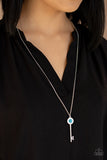 Paparazzi "Secret Shimmer" Blue Necklace & Earring Set Paparazzi Jewelry