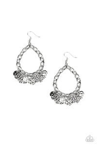 Paparazzi "Street Appeal" Silver Earrings Paparazzi Jewelry