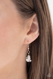 Paparazzi "Raw Talent" Rose Gold Necklace & Earring Set Paparazzi Jewelry