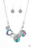 Paparazzi "Confetti Confection" Blue Necklace & Earring Set Paparazzi Jewelry