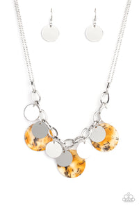 Paparazzi "Confetti Confection" Yellow Necklace & Earring Set Paparazzi Jewelry