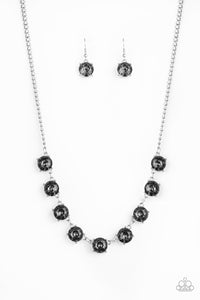 Paparazzi "Iridescent Icing" Silver Necklace & Earring Set Paparazzi Jewelry