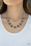 Paparazzi "Iridescent Icing" Silver Necklace & Earring Set Paparazzi Jewelry