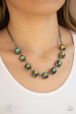 Paparazzi "Iridescent Icing" Multi Necklace & Earring Set Paparazzi Jewelry