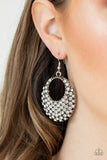 Paparazzi "Fierce Flash" White Earrings Paparazzi Jewelry