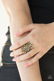 Paparazzi "Garden Bliss" Brass Ring Paparazzi Jewelry