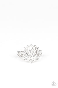 Paparazzi "Lotus Lover" Silver Ring Paparazzi Jewelry