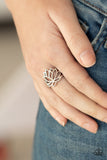 Paparazzi "Lotus Lover" Silver Ring Paparazzi Jewelry