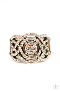 Paparazzi "COUNTESS To Ten" Brown Ring Paparazzi Jewelry