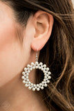 Paparazzi "Pearly Poise" FASHION FIX White Earrings Paparazzi Jewelry