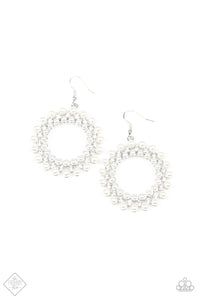 Paparazzi "Pearly Poise" FASHION FIX White Earrings Paparazzi Jewelry