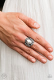 Paparazzi "Stacked Stunner" FASHION FIX Silver Ring Paparazzi Jewelry