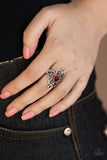 Paparazzi "DEW Your Thing" Red Ring Paparazzi Jewelry