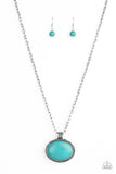 Paparazzi "Sedimentary Colors" Blue Necklace & Earring Set Paparazzi Jewelry