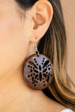 Paparazzi "Bali Butterfly" Brown Earrings Paparazzi Jewelry