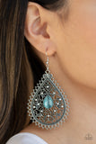 Paparazzi "Eden Glow" Blue Earrings Paparazzi Jewelry