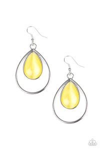 Paparazzi "Color Me Cool" Yellow Earrings Paparazzi Jewelry