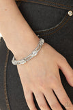 Paparazzi "FLASH or Credit" White Bracelet Paparazzi Jewelry