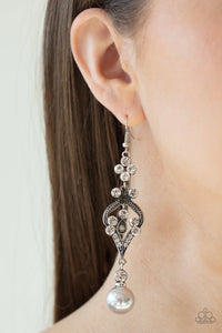 Paparazzi "ELEGANTLY Extravagant" Silver Earrings Paparazzi Jewelry