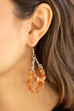 Paparazzi "Rainbow Rock Gardens" Orange Earrings Paparazzi Jewelry