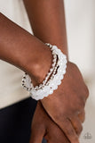 Paparazzi "Sugary Sweet" White Bracelet Paparazzi Jewelry