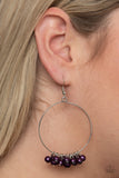 Paparazzi "Things Are Looking UPSCALE" Purple Earrings Paparazzi Jewelry