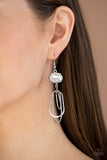 Paparazzi VINTAGE VAULT "Drop-Dead Glamorous" White Earrings Paparazzi Jewelry