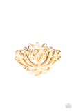 Paparazzi "Lotus Lover" Gold Ring Paparazzi Jewelry