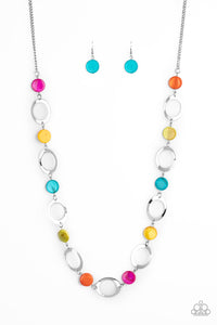 Paparazzi "SHELL Your Soul" Multi Necklace & Earring Set Paparazzi Jewelry