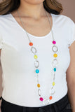 Paparazzi "SHELL Your Soul" Multi Necklace & Earring Set Paparazzi Jewelry