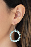 Paparazzi "Symphony Sparkle" Blue Earrings Paparazzi Jewelry