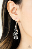 Paparazzi VINTAGE VAULT "Demurely Divine" Black Earrings Paparazzi Jewelry