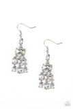 Paparazzi VINTAGE VAULT "Demurely Divine" White Earrings Paparazzi Jewelry