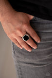 Paparazzi "Hex Out" Black Mens Ring Paparazzi Jewelry