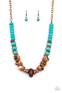 Paparazzi "Desert Tranquility" Copper Necklace & Earring Set Paparazzi Jewelry
