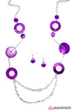 Paparazzi "As You Wish" Purple Necklace & Earring Set Paparazzi Jewelry