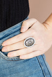 Paparazzi VINTAGE VAULT "Garden Paradise" White Ring Paparazzi Jewelry