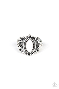 Paparazzi "Tangy Texture" White Ring Paparazzi Jewelry