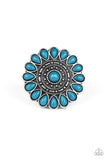 Paparazzi "Posy Paradise" Blue Ring Paparazzi Jewelry