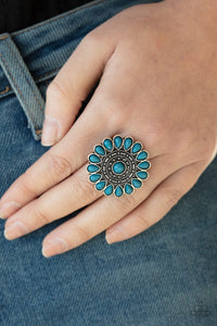 Paparazzi "Posy Paradise" Blue Ring Paparazzi Jewelry