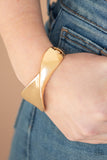 Paparazzi "Retro Reflections" Gold Bracelet Paparazzi Jewelry