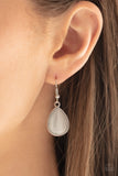Paparazzi "Dewy Decadence" White Necklace & Earring Set Paparazzi Jewelry