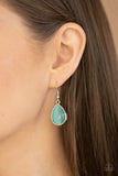 Paparazzi "Dewy Decadence" Blue Necklace & Earring Set Paparazzi Jewelry