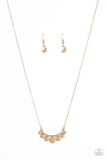 Paparazzi "Melodic Metallics" Gold Necklace & Earring Set Paparazzi Jewelry